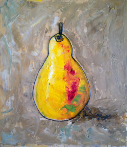 Pear Painting Wire art