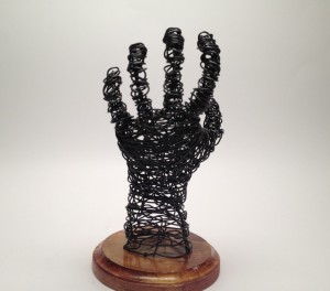 Wire Sculpture Hand Back