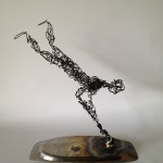Wire Sculpture Man 1 - wire art