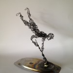 Wire Sculpture Man 2 - wire art