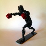 wire sculpture boxer clout-s 2