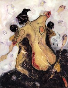 Birth of immortality Abstract art By Frank Marino Baker
