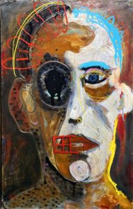 Faces #3 Abstract Frank Marino Baker